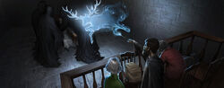 B7C13M1 Harry Potter's Patronus saving Marry Cattermole