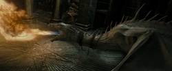 Dragon breathing fire DHF2