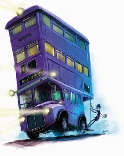 HP Prisoner of Azkaban back cover - Knight Bus