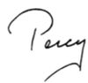 Percy Weasley sig