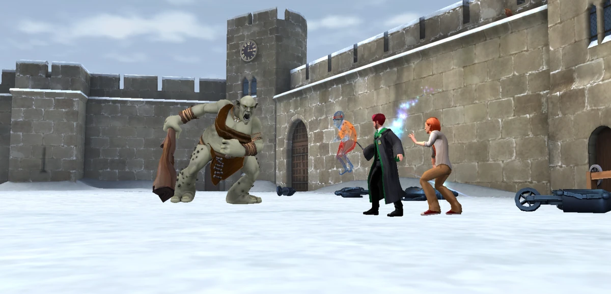 Skirmish at the Training Grounds Harry Potter Wiki Fandom