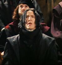 Snape Jinxing Quirrell