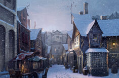 B1C5 Diagon Alley South Side winter variant