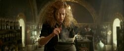 Hermione brewing Draught of Living Death