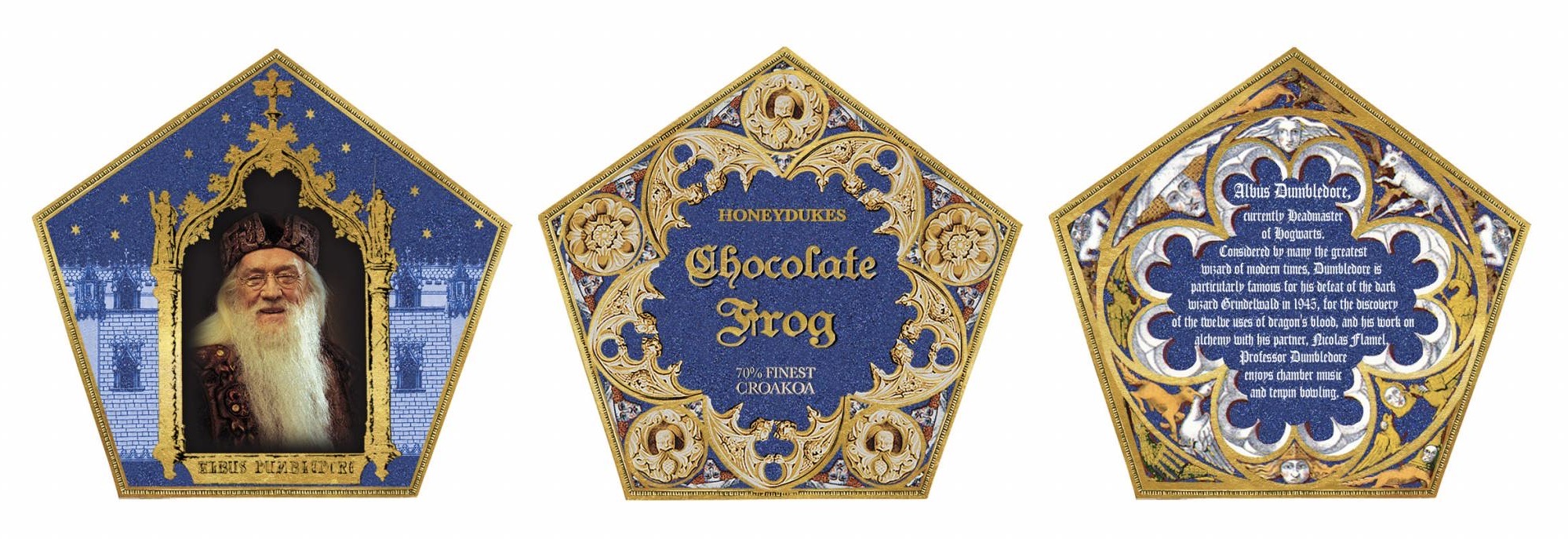 Harry Potter ☆☆☆GODRIC GRYFFINDOR☆☆☆ Chocolate Frog card 100% AUTHENTIC 