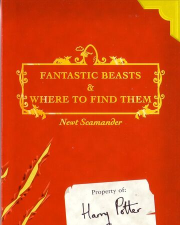 Fantastic Beasts And Where To Find Them Companion Book Harry Potter Wiki Fandom