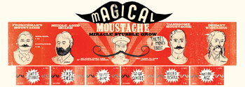 Magical moustache