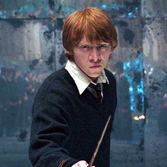 Ronald Weasley in an accepted combative position