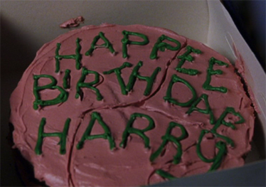 Harry Potter's birthday cake from Rubeus Hagrid | Harry Potter