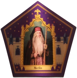 Merlin Chocolate Frog Card - front