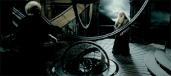 Draco disarms dumbledore