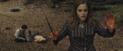 Hermione casting protective enchantments.jpg