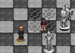 Ron and Harry playing Wizard's Chess PSG GBA