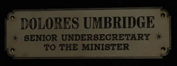 Dolores Umbridge sign-0