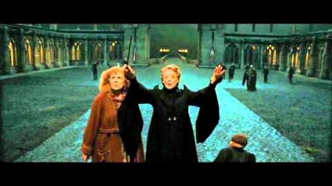 Harry Potter and the Deathly Hallows part 2 - ''Boom'' and Piertotum Locomotor scene (HD)