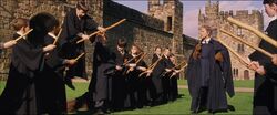 Neville Longbottom losing control of his broom PSF