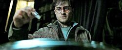 Harry Potter DH using Dumbledore's Pensieve