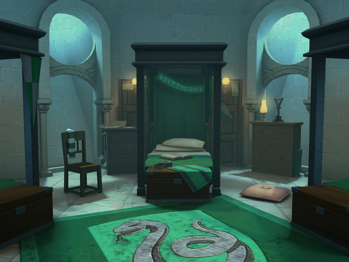 Slytherin Boys' Dormitory | Harry Potter Wiki | Fandom