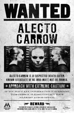 Alecto Carrow wanted poster