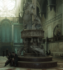 Central Hall fountain