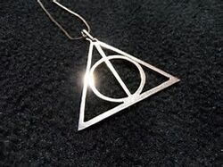 Deathly hallows necklace