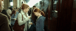 Granger-Weasley family on Platform 9¾ DH2