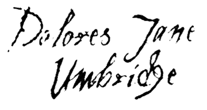 ドローレス アンブリッジ Harry Potter Wiki Fandom ドローレス アンブリッジ Harry Potter Wiki Fandom