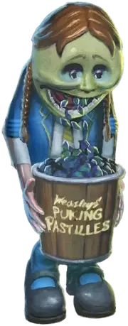 Kotzpastillen-Auslage (WU)