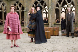 OOTP HQ still sack attempt Umbridge Trelawney McGonagal Filch