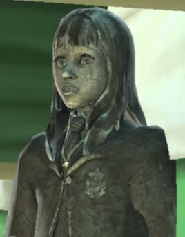 Unidentified petrified Gryffindor girl