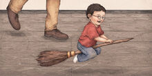 Miotla zabawkowa harry