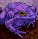 A Giant Purple Toad