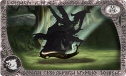 A  being transformed into birds with this spell