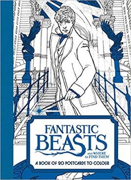 Fantastic Beasts and Where to Find Them - A Book of 20 Postcards to Colour