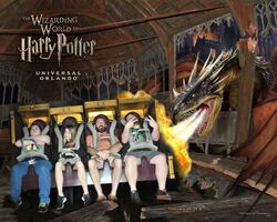 Behind the scenes photos of Harry Potter Forbidden Journey in 2023