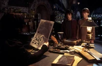 HP2 Harry and Ron in Snape's office