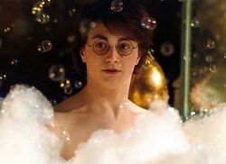 Harry in bathroom GOFF