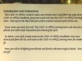 Cast-a-Spell handbook