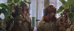 Hermione Granger and Susan Bones in Herbology COSF