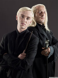 Draco and Lucius Malfoy DHF promo