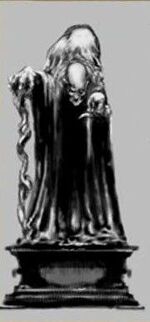 Statue of Gunhilda of Gorsemoor (also known as One-Eyed Witch)