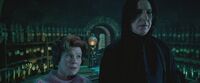 Umbridge inspecting Snape