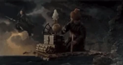 A  on a flying carpet