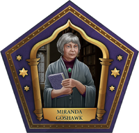 Miranda Goshawk Chocolate Frog Card HM