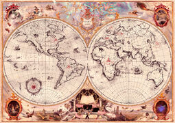 Wizarding schools map image