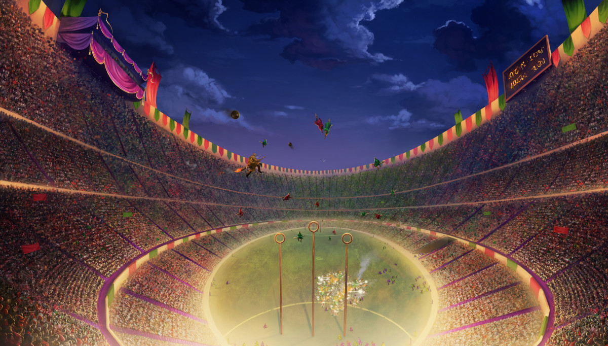 quidditch stadium harry potter