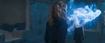 Hermione Casts Her Patronus