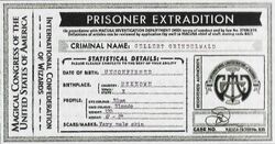 Prisoner Extradition Form