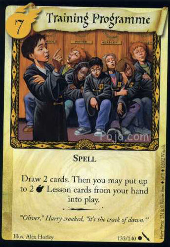 Training Programme (Harry Potter Trading Card)
