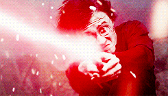 Harry Potter duelling with Expelliarmus.gif